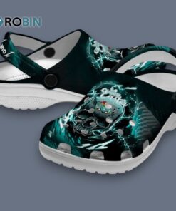 Custom Name Easter Gothic Skull Classic Crocs