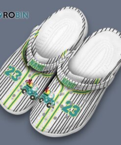 Custom Name Easter Pinstripe Pattern Classic Crocs Custom Name Easter Pinstripe Pattern Classic Crocs