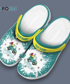 Custom Name Easter Splash Art Classic Crocs