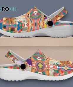 Custom Name Elton John Music Colorful Design Classic Crocs