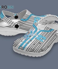 Custom Name Frozen Pinstripe Pattern Classic Crocs