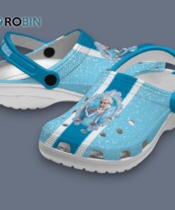 Custom Name Frozen Vertical Stripes Classic Crocs