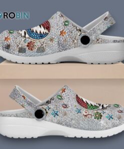 Custom Name Grateful Dead Music Unique And Attractive Corloful Gem Pattern Classic Crocs