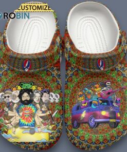 Custom Name Grateful Dead Unique Design Classic Crocs