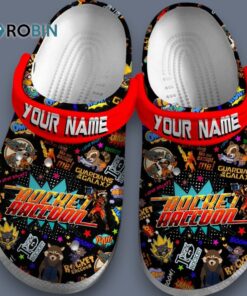 Custom Name Guardian Of The Galaxy Rockey Racoon Classic Crocs
