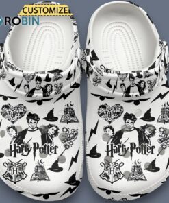 Custom Name Harry Potter Movie And The Prisoner Of Azkaban Black White Classic Crocs Custom Name Harry Potter Movie And The Prisoner Of Azkaban Black White Classic Crocs