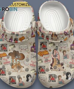 Custom Name Loretta Lynn Music Classic Crocs