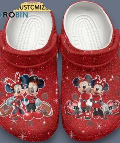 Custom Name Mickey And Minnie Mouse And Georgia Bulldogs Football Ncaa Sport Twinlke Red Classic Crocs Custom Name Mickey And Minnie Mouse And Georgia Bulldogs Football Ncaa Sport Twinlke Red Classic Crocs