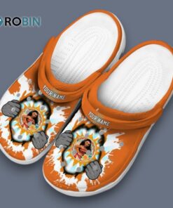 Custom Name Moana Gripping Hand Classic Crocs