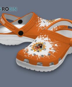 Custom Name Moana Splatter Background Classic Crocs