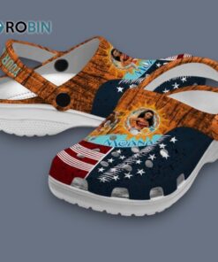 Custom Name Moana Star Spangled Side Pattern Classic Crocs