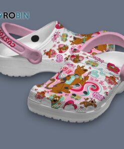 Custom Name Scooby Doo Cartoon Love In The Air Classic Crocs