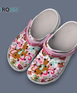 Custom Name Scooby Doo Cartoon Love In The Air Classic Crocs Custom Name Scooby Doo Cartoon Love In The Air Classic Crocs