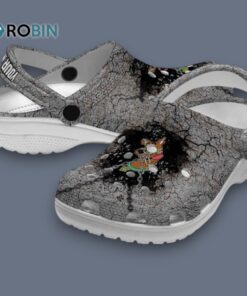 Custom Name Scooby Doo Cracked Ground Texture Classic Crocs