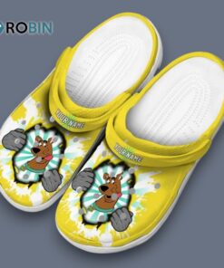 Custom Name Scooby Doo Gripping Hand Classic Crocs