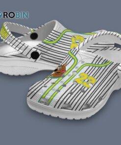 Custom Name Scooby Doo Pinstripe Pattern Classic Crocs
