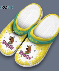 Custom Name Scooby Doo Splash Art Classic Crocs