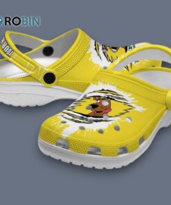 Custom Name Scooby Doo Splash Motif Background Classic Crocs