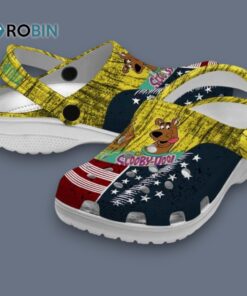 Custom Name Scooby Doo Star spangled Side Pattern Classic Crocs Custom Name Scooby Doo Star spangled Side Pattern Classic Crocs