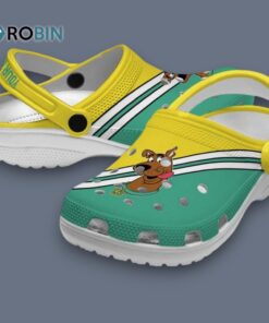 Custom Name Scooby Doo Striped Accents Classic Crocs