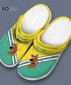 Custom Name Scooby Doo Striped Accents Classic Crocs
