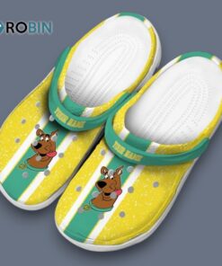 Custom Name Scooby Doo Vertical Stripes Classic Crocs Custom Name Scooby Doo Vertical Stripes Classic Crocs