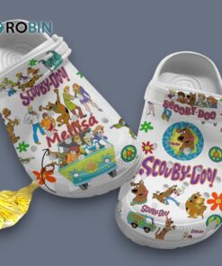 Custom Name Scooby Doo White Classic Crocs