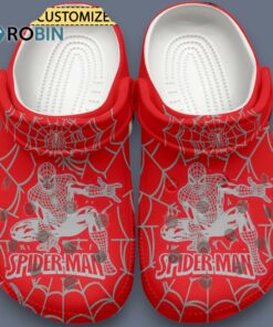 Custom Name Spider Man Movie Red Classic Crocs
