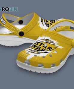 Custom Name Star Wars Splash Motif Background Classic Crocs