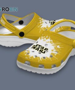 Custom Name Star Wars Splatter Background Classic Crocs