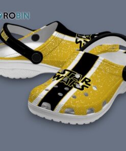 Custom Name Star Wars Vertical Stripes Classic Crocs