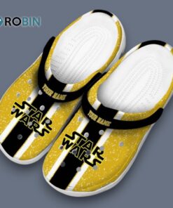 Custom Name Star Wars Vertical Stripes Classic Crocs