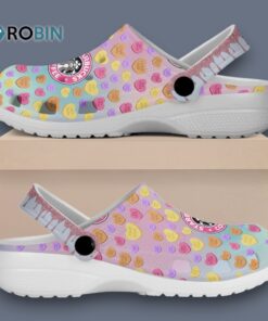 Custom Name Starbucks Drinks Softy Valentine Classic Crocs