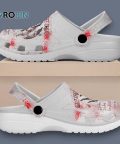 Custom Name Sweet Dreams Freddy Krueger Horror Movie White Clogs