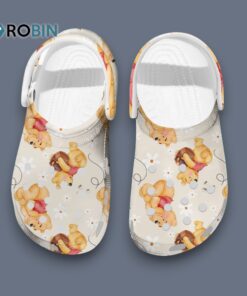 Cute Heart warming Winnie The Pooh Cartoon Classic Crocs