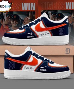 Detroit Tigers Air Force Sneaker Shoes Custom Name For Fans Limited Edition Detroit Tigers Air Force Sneaker Shoes Custom Name For Fans Limited Edition