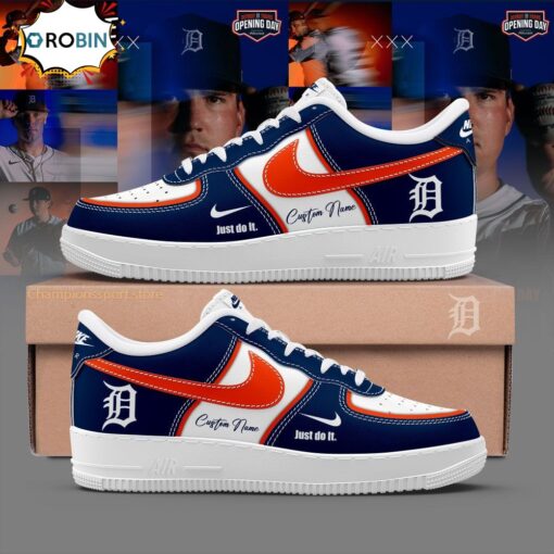 Detroit Tigers Custom Name For Fans Air Force Shoes