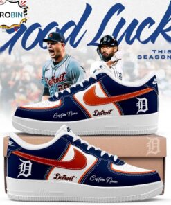 Detroit Tigers Custom Name For Fans Air Force Sneaker Shoes V3