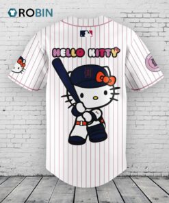 Detroit Tigers x Hello Kitty Night Game V2 Baseball Jersey Shirt Style Detroit Tigers x Hello Kitty Night Game V2 Baseball Jersey Shirt Style
