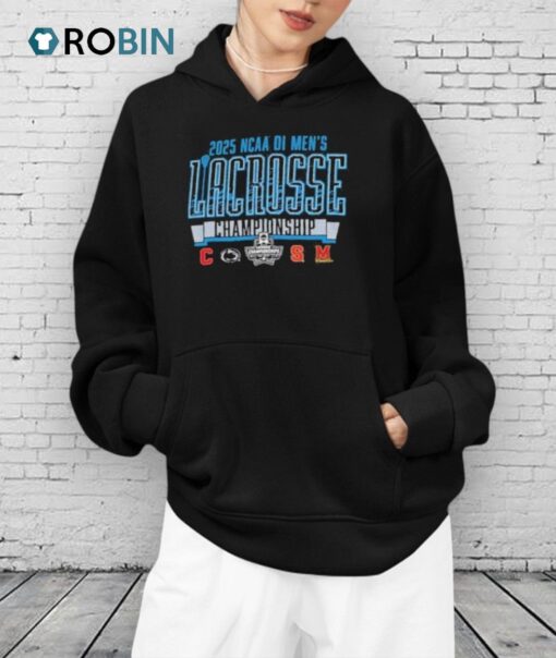 Division I Men’s Lacrosse Championship Four Team Ncaa 2025 Shirt