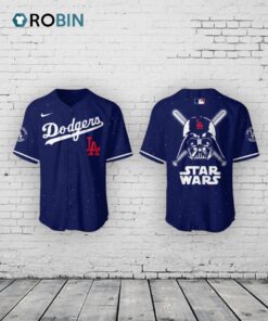 Dodgers Baseball Limited Dodgers x Star Wars 2025 Blue Baseball Jersey Shirt Style