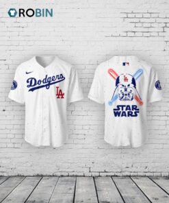 Dodgers Baseball Limited Dodgers x Star Wars 2025 White Baseball Jersey Shirt Style