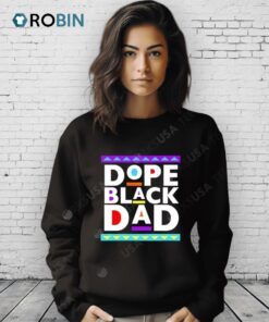 Dope Black Dad Shirt