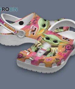 Dunkin Dounuts Baby Yoda Star Wars Classic Crocs