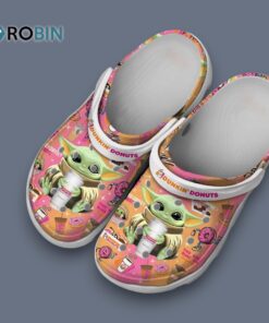 Dunkin Dounuts Baby Yoda Star Wars Classic Crocs
