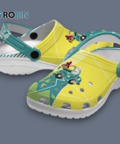 Easter Geometric Background Classic Crocs