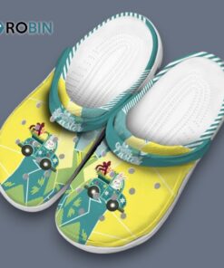 Easter Geometric Background Classic Crocs