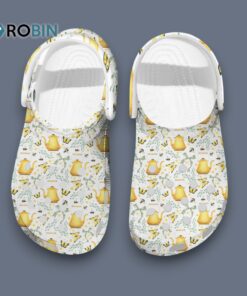 Eye catching & Comfortable Butterfly and Blue bowtie Pattern Clogs Shoes