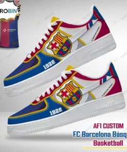 FC Barcelona Bàsquet Air Force Sneaker Boots – Blaugrana Basketball Edition