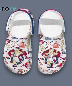 Fear The Chop Atlanta Braves MLB Baseball Team Clogs